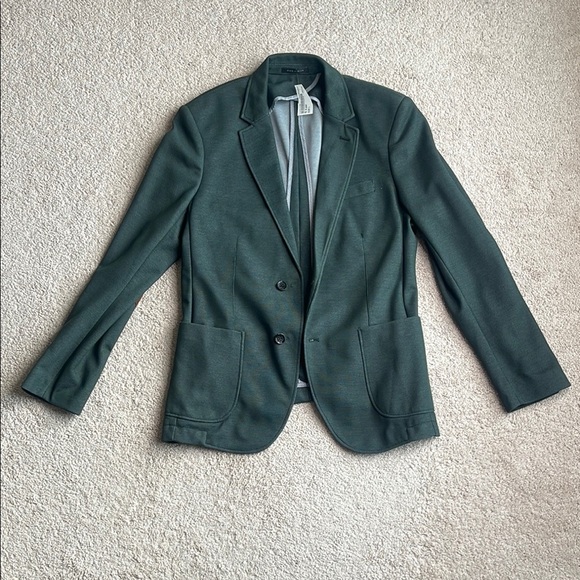 Zara Other - Zara Green Blazer with Modern Cut and Notched Lapel